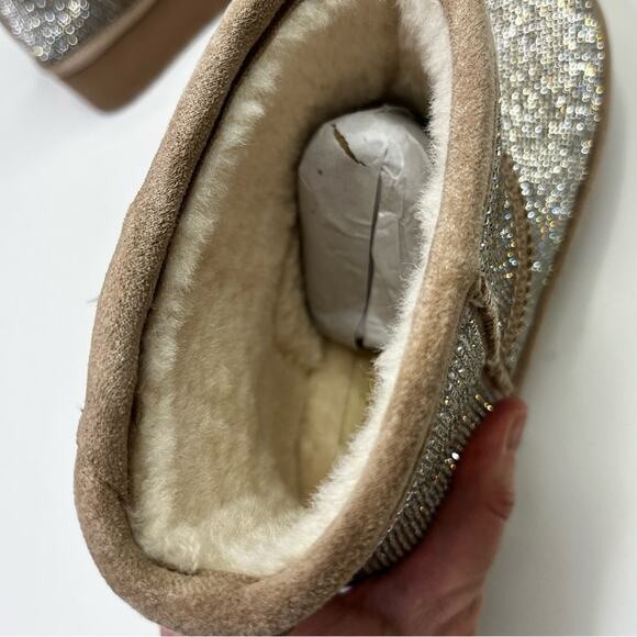 Madden Girl Ease-R Mini Cozy Platform booties sand multi - 6 - Picture 8 of 10